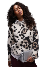 Image of sale on Animal Spot Relaxed Sweater