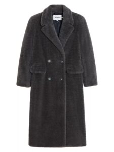 Image of sale on Astrid Faux Fur Peacoat