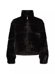 Image of sale on Cropped Shearling Lamb Jacket