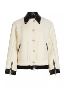 Image of sale on Tweed & Faux-leather Jacket