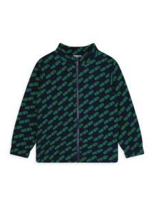 Image of sale on Little Boy’s & Boy’s Logo Print Zip-up Track Jacket