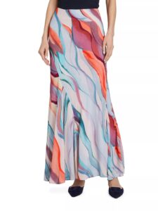 Image of sale on Paulette Watercolor Maxi Skirt