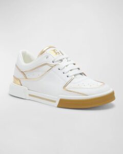 Image of sale on Kid’s Roma Leather Low-top Sneakers