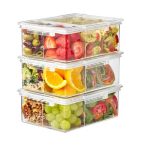 Image of sale on The Home Edit Bento Box Clear Food Storage Container, Set of 3