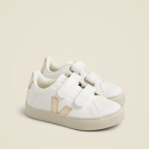 Image of sale on Kids’ Veja™ Esplar Metallic Leather Sneakers in Smaller Sizes
