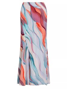 Image of sale on Paulette Watercolor Maxi Skirt