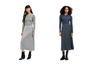 Image of sale on Hana 2-in 1 Slim Fit Midi Slip Dress