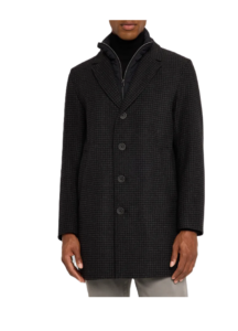 Image of sale on Men’s Houndstooth Topcoat with Windguard Size 42-44