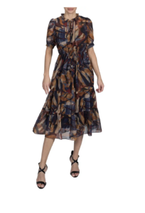 Image of sale on Abstract Print A-line Dress
