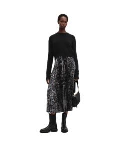 Image of sale on Jinx 2-in-1 Printed Pleated Maxi Dress