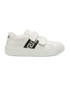 Image of sale on Kid’s Greca Leather Grip-strap Sneakers 12.5 Kids