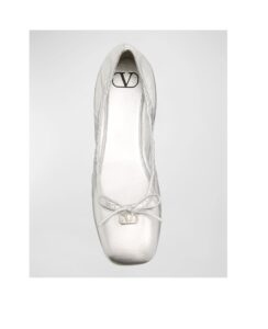 Image of sale on Vlogo Medallion Bow Ballerina Flats