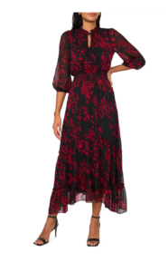 Image of sale on Elbow Sleeve Maxi Dress
