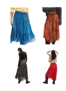 Image of sale on Fp One Ember Printed Midi Skirt