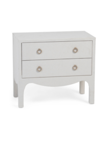 Image of sale on 27×24 Swoop Large Linen Look Side Table