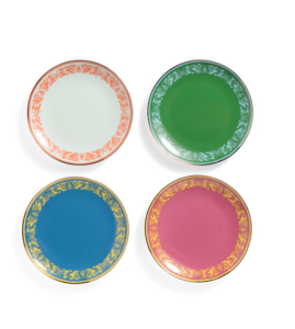 Image of sale on Set of 4 Porcelain Lx Remix Accent Plates