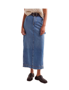 Image of sale on We the Free Francisco Denim Maxi Skirt