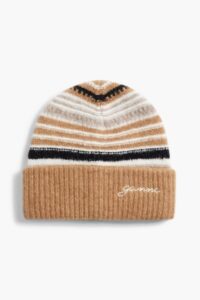 Image of sale on Striped Jacquard-knit Beanie