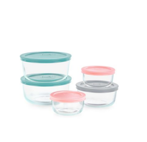 Image of sale on Simply Store 10 Piece Glass Storage Set