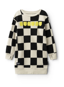Image of sale on Kids’ Checkmate Long Sleeve Sweatshirt Dress Size 2-7
