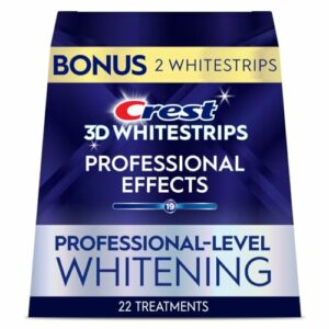 Image of sale on Crest 3d Whitestrips Professional Effects, Whitestrip 3d White, Teeth Whitening Strip Kit, 44 Strips