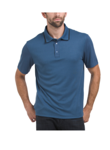 Image of sale on Short Sleeve Half Placket Contrast Collar Detail Polo