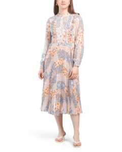 Image of sale on Button Down Floral Cinched Waist Mini Dress