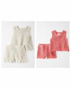Image of sale on Baby 2-piece Organic Cotton Sweater Knit Set