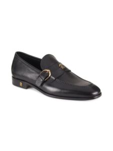 Image of sale on Leather Logo Loafers