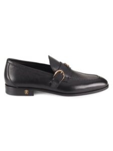 Image of sale on Leather Logo Loafers