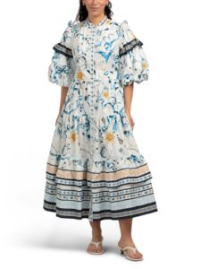 Image of sale on Printed Cotton Poplin Dress