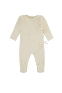 Image of sale on Double Bow Braided Wrap Footie