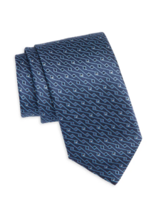 Image of sale on Novelty Geometric Silk Tie
