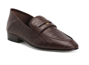 Image of sale on Leather Macall Flats (braown)
