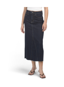 Image of sale on Denim Maxi Skirt