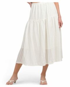 Image of sale on Textured Midi Skirt