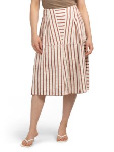 Image of sale on Made in Italy Striped Skirt