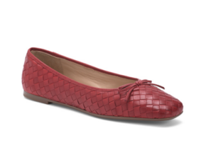 Image of sale on Leather Gwynn Woven Flats
