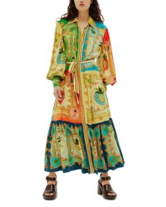 Image of sale on La Musica Silk Shirt Dress