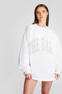 Image of sale on Varsity Sweatshirt White