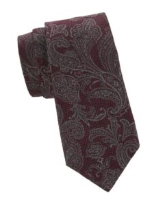 Image of sale on Paisley Silk & Virgin Wool Tie