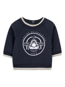 Image of sale on Baby Boy’s Logo Embroidered Crewneck Sweatshirt