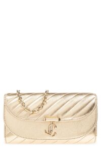 Image of sale on Jimmy Choo Avenue Curve Chain Linked Wallet