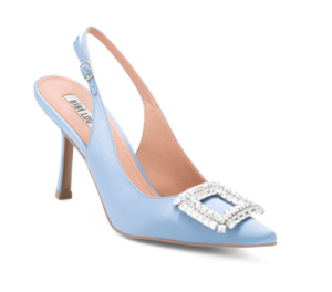 Image of sale on Buckle Embellished Slingback Heels