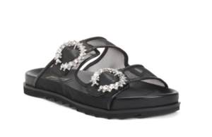 Image of sale on Dual Band Sandals with Jewel Embellished Buckles