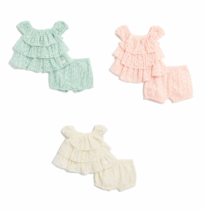 Image of sale on Eyelet Ruffle Tunic & Shorts Set 0-18m