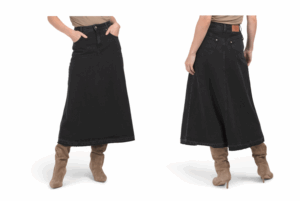 Image of sale on Denim Midi Skirt