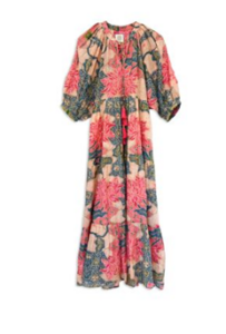 Image of sale on Elizabeth Floral Print Maxi Dress