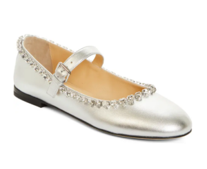 Image of sale on Audrey Crystal Detail Mary Jane Ballerina Flat (women)