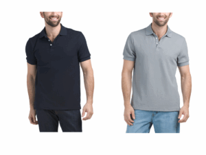 Image of sale on Textured Stretch Knit Polo